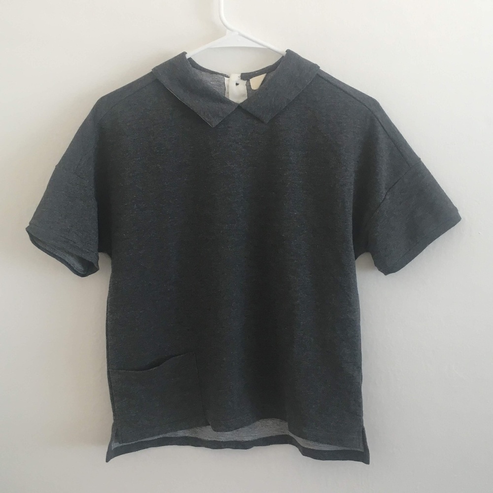Gray shirt